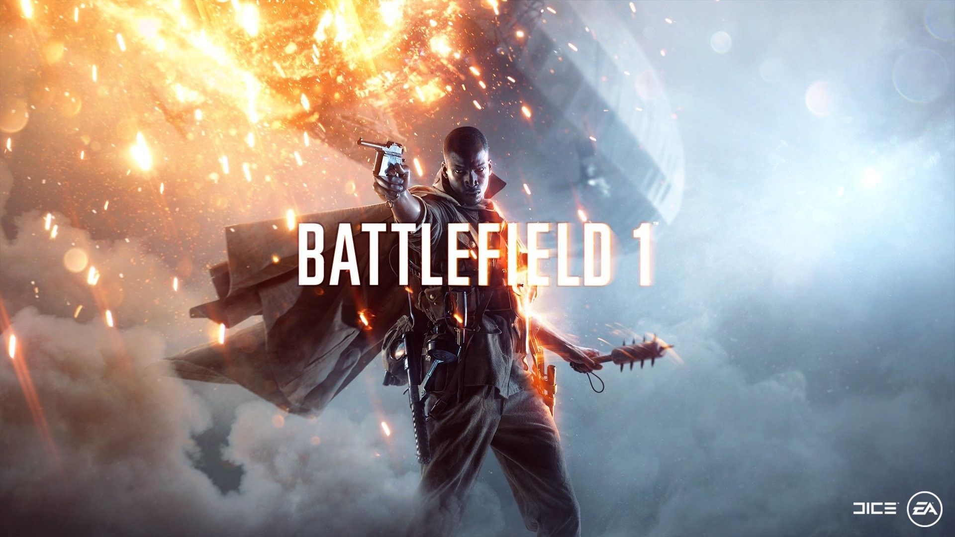 Battlefield 1 soldato esplosione, DICE, 1920x1080 Full HD 1080p, Desktop