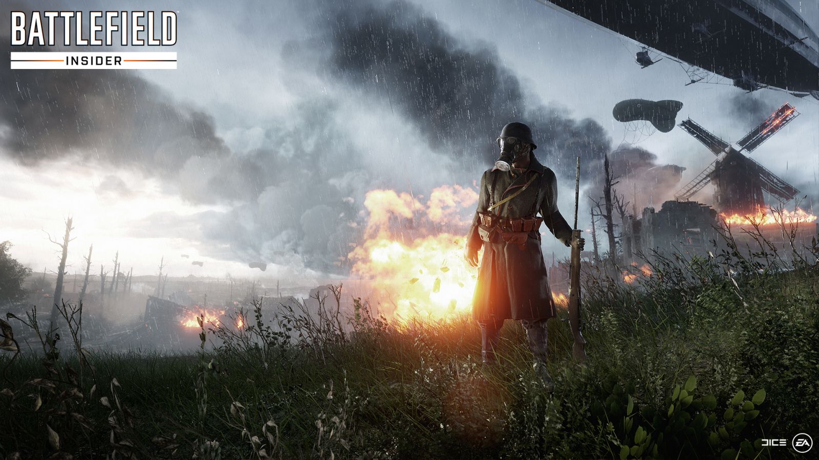 Soldato Battlefield 1 campo battaglia, 1600x900 HD, Laptop