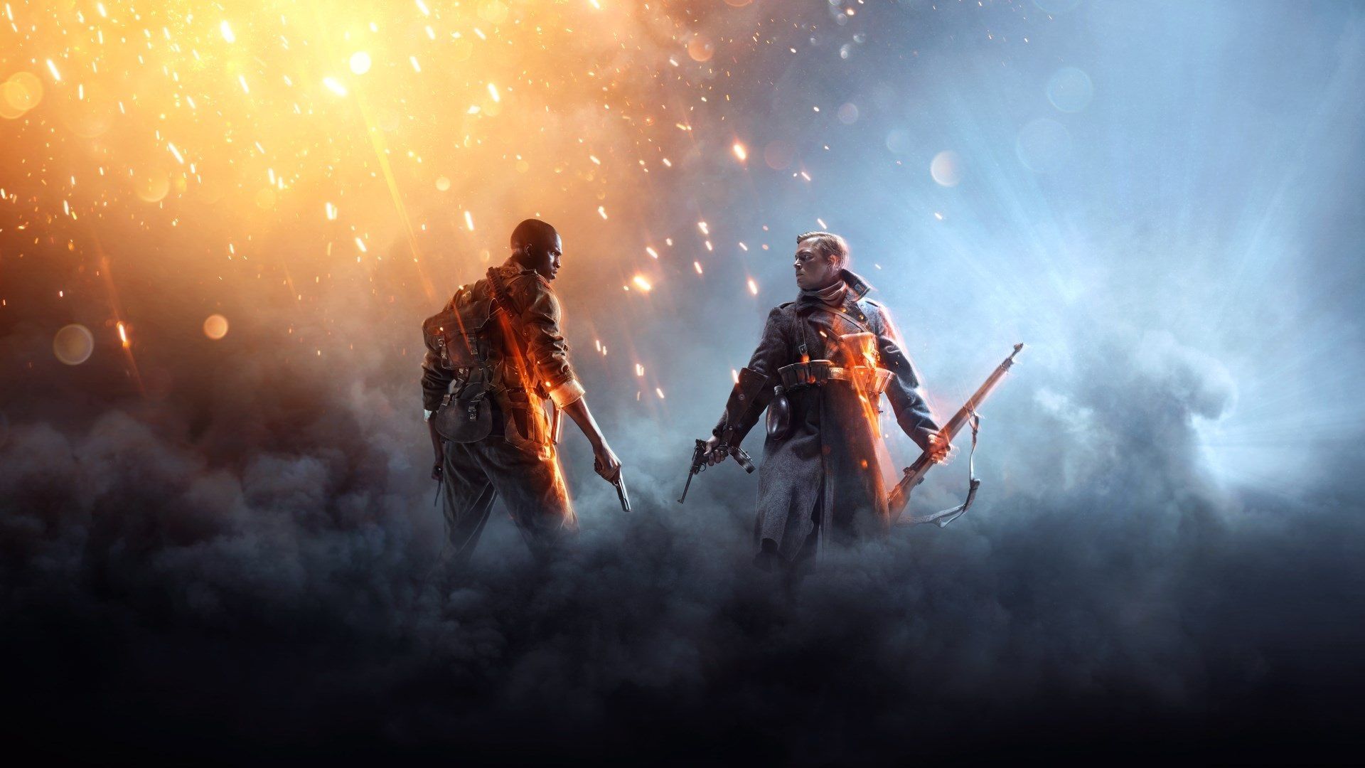 Soldati Battlefield 1 nel fumo, 1920x1080 Full HD, Desktop