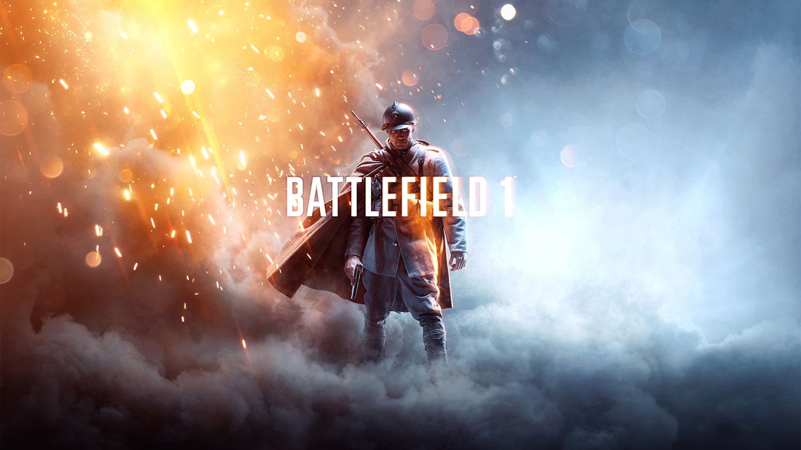 Soldato Battlefield 1 fumo, 2560x1440 2K, Desktop