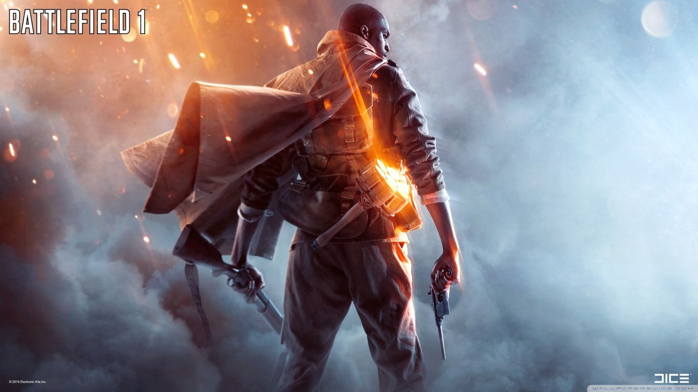 Battlefield 1 soldato guerra, 1366x768 720p, Laptop