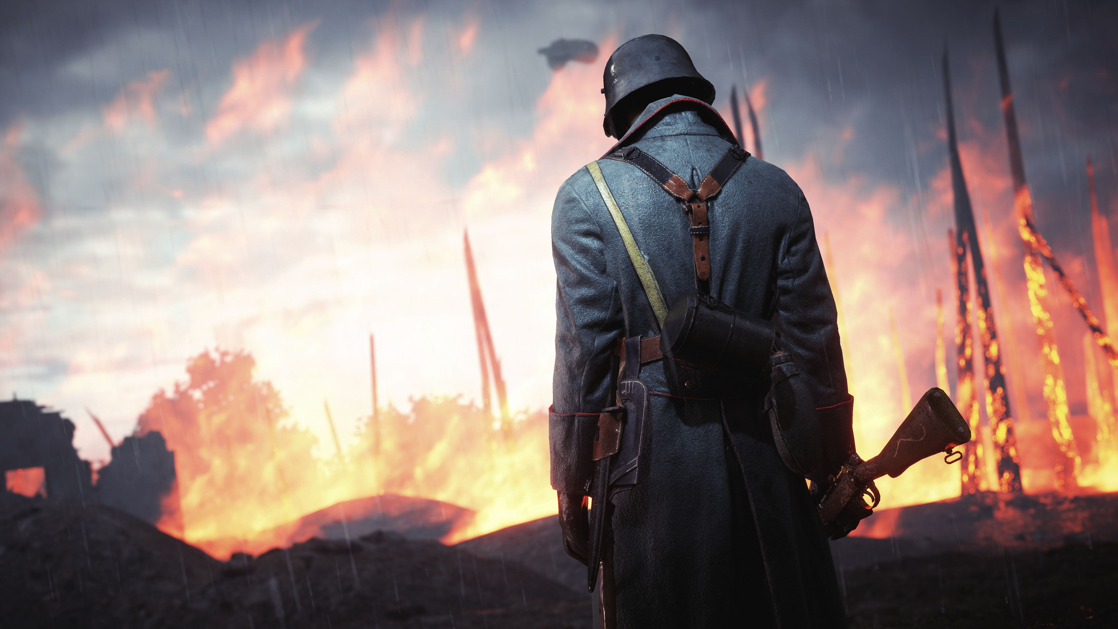Soldato Battlefield 1 campo di battaglia, 3840x2160 4K Ultra HD, Monitor 4K