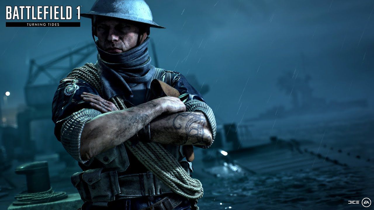 Soldato Battlefield 1 notturno, 1280x720 HD, Desktop