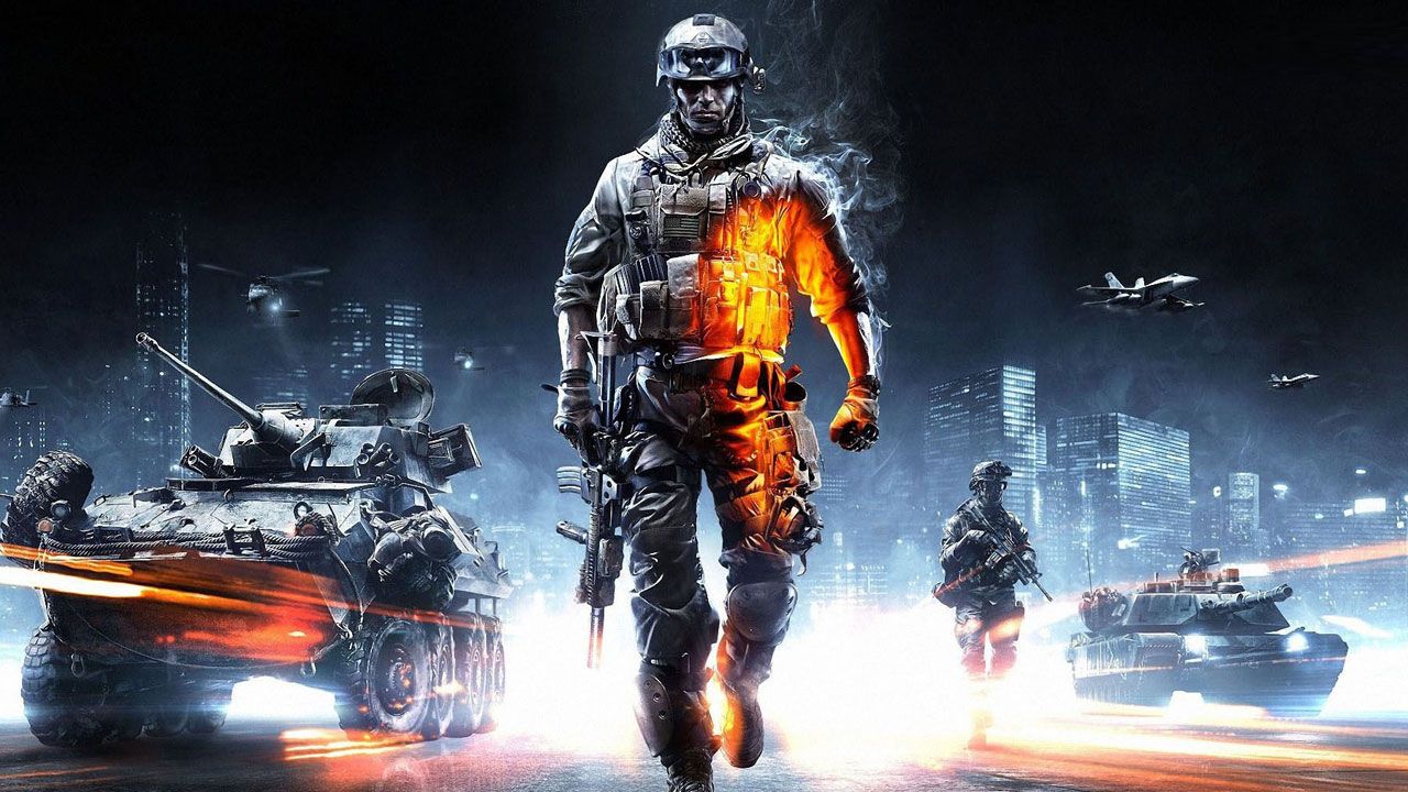 Soldato con teschio Battlefield, 1280x720 720p, Laptop