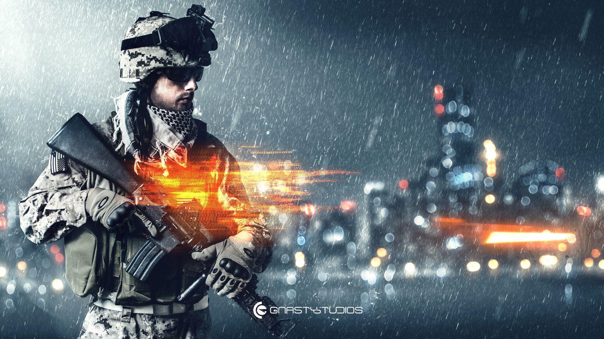 Soldato Battlefield 4 con fucile, 1920x1080 Full HD, Desktop