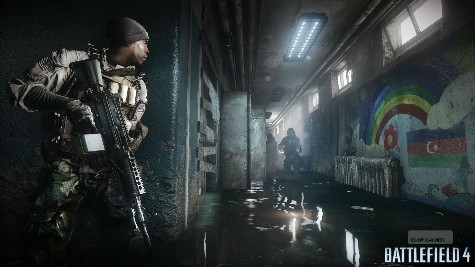 Soldati Battlefield 4 corridoio, 1920x1080 Full HD 1080p, Desktop