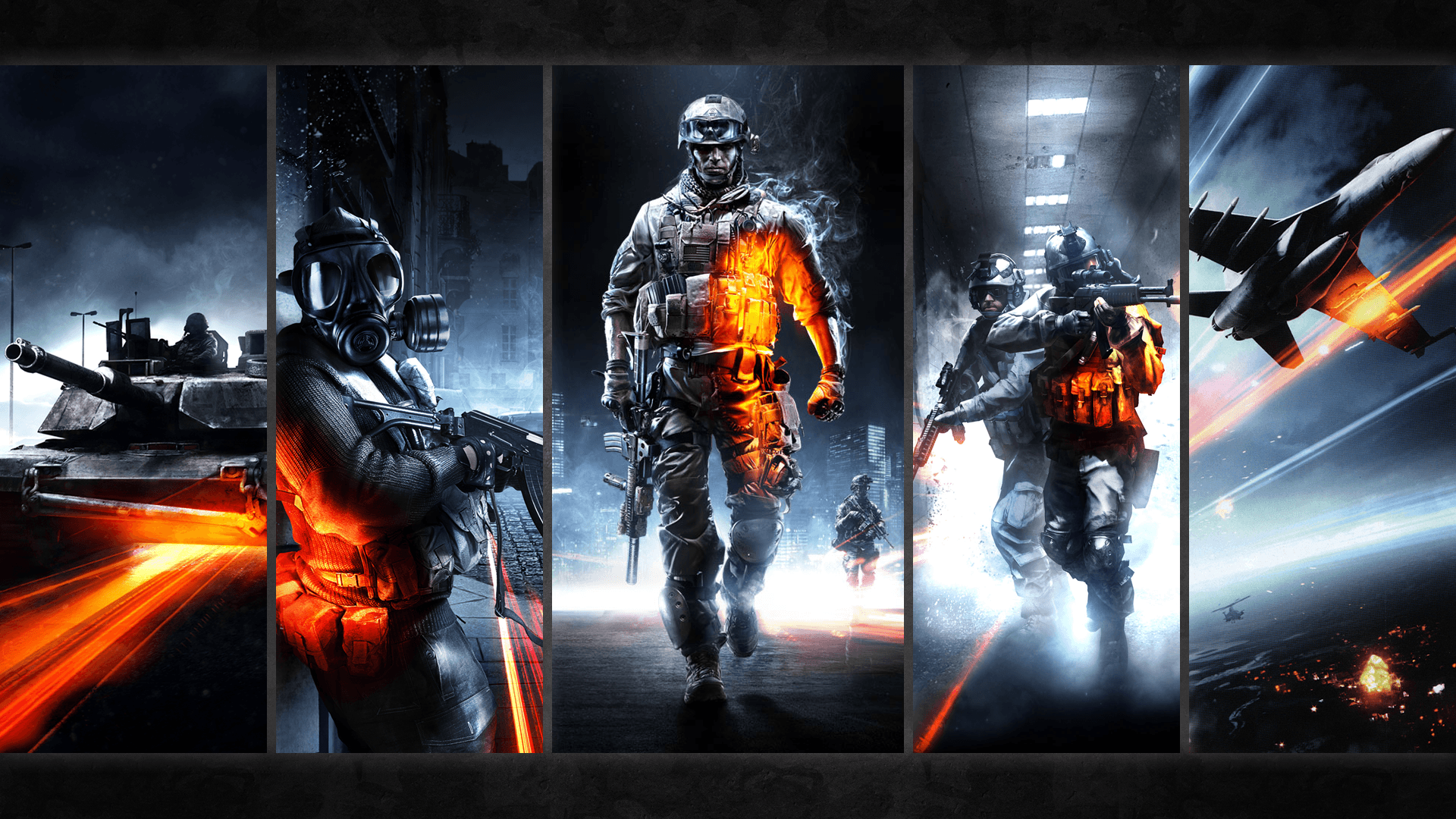 Battlefield 4 soldati collage, 1920x1080 Full HD, Desktop