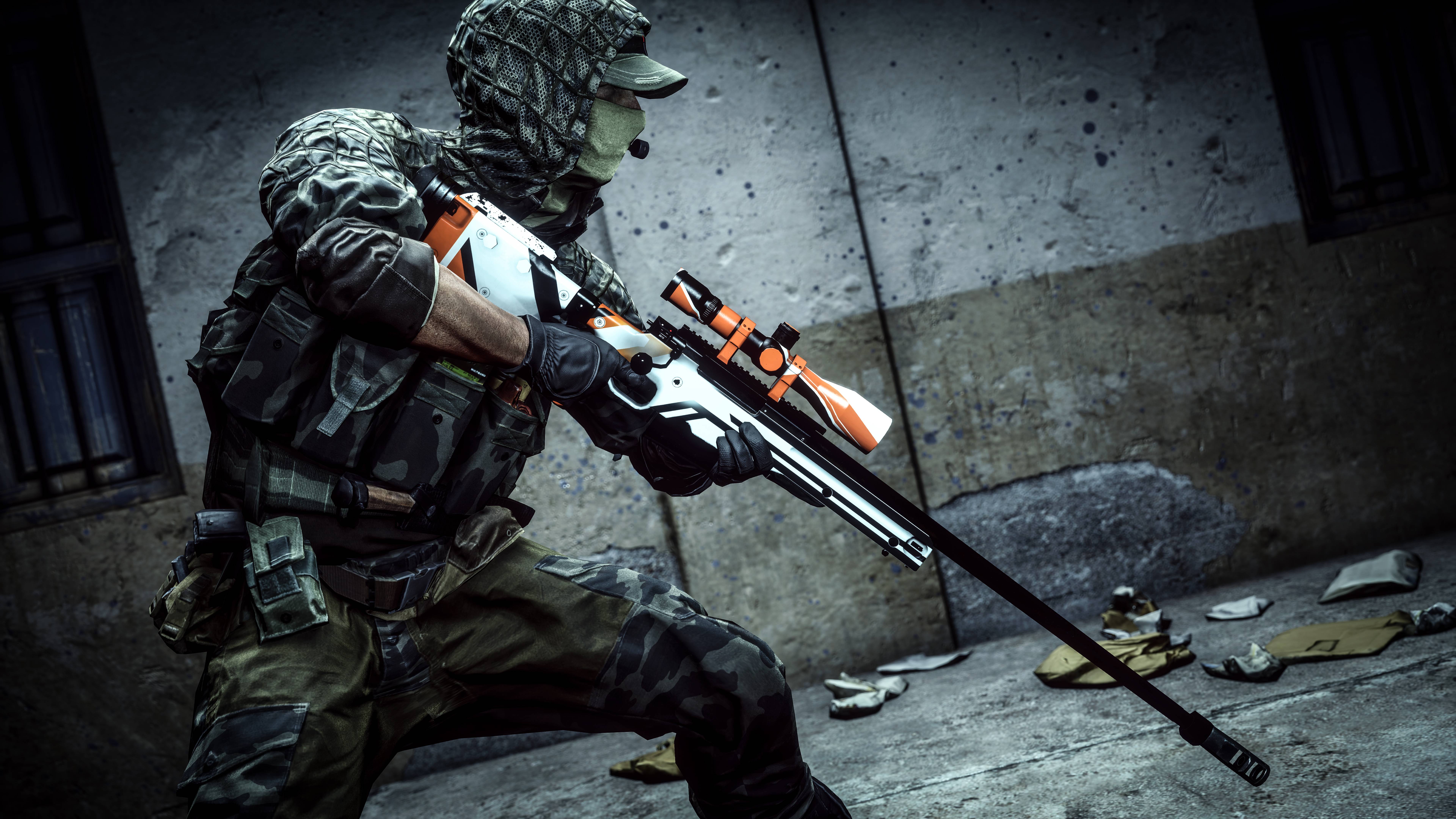 Soldato cecchino Battlefield 4, 7680x4320 4K Ultra HD, Monitor 4K