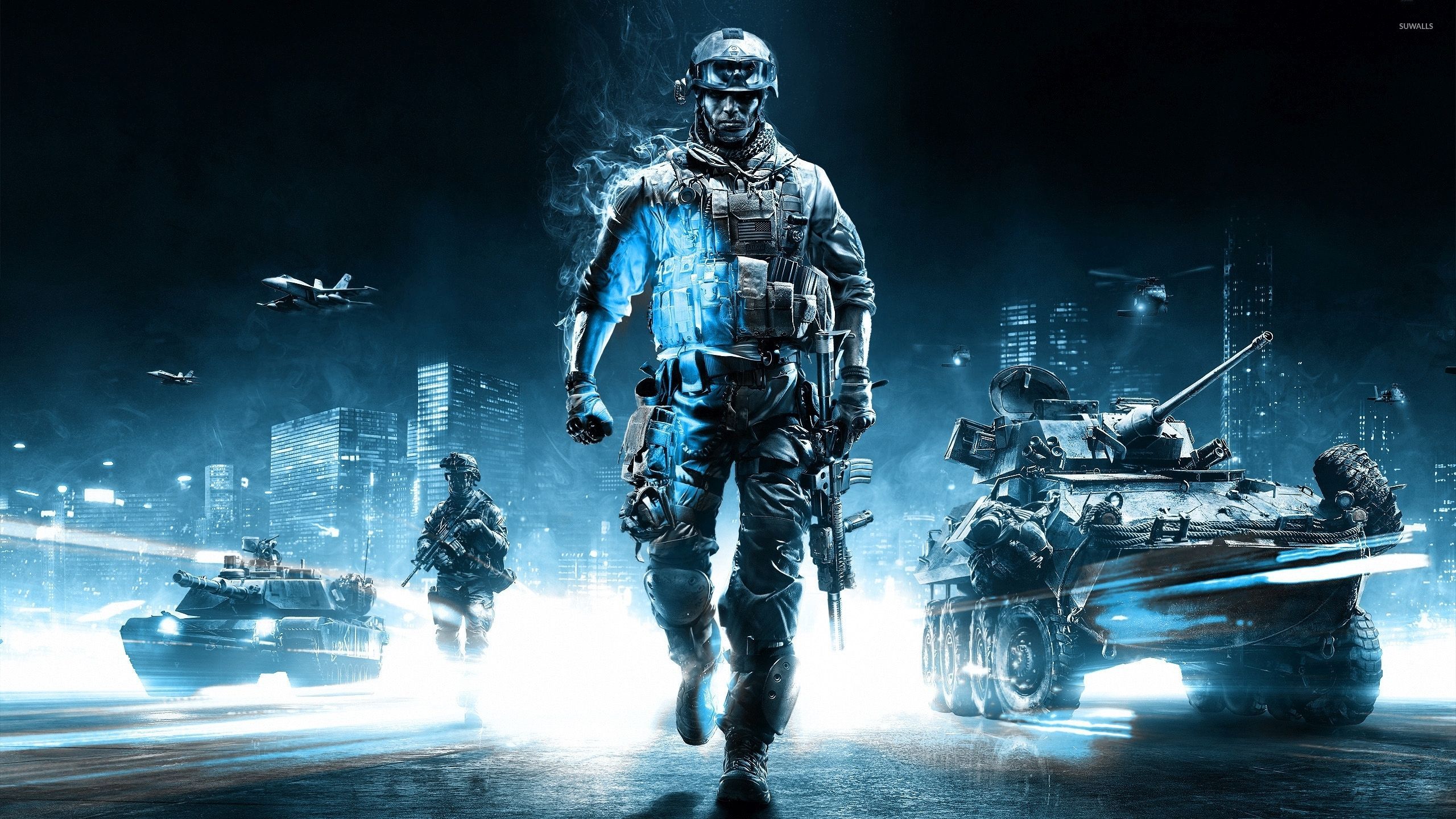 Soldato Battlefield 4 città, 2560x1440 2K QHD, PC