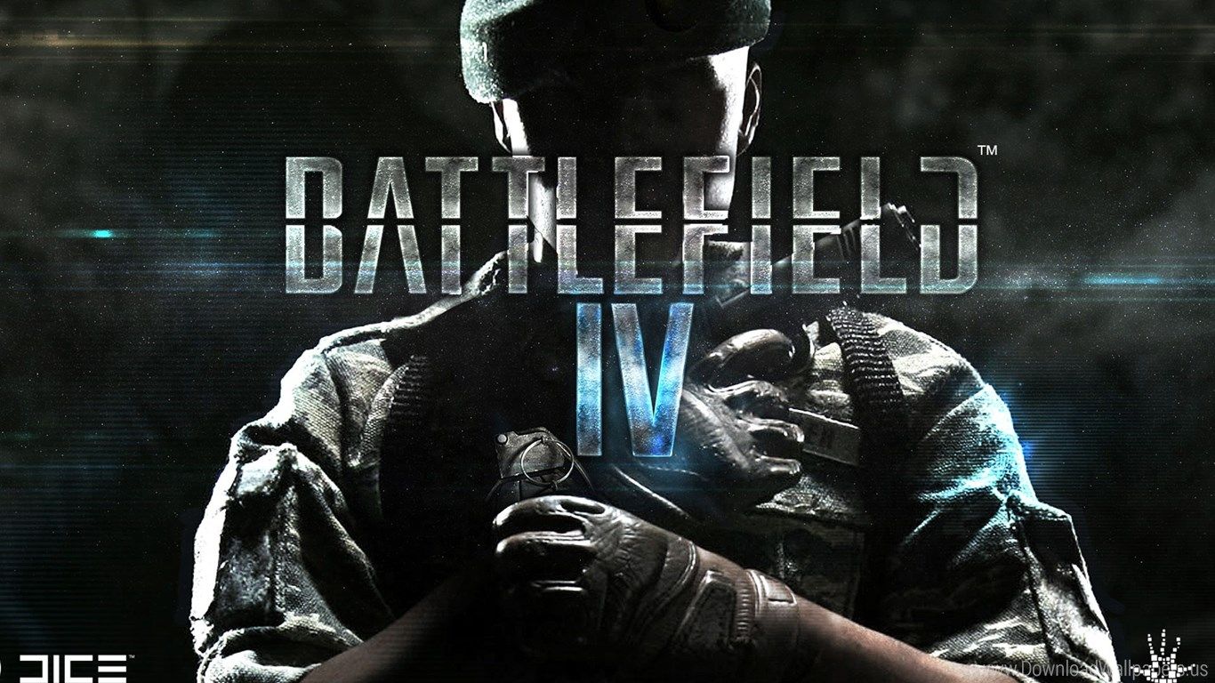 Battlefield 4 soldato logo, 1366x768 720p, PC
