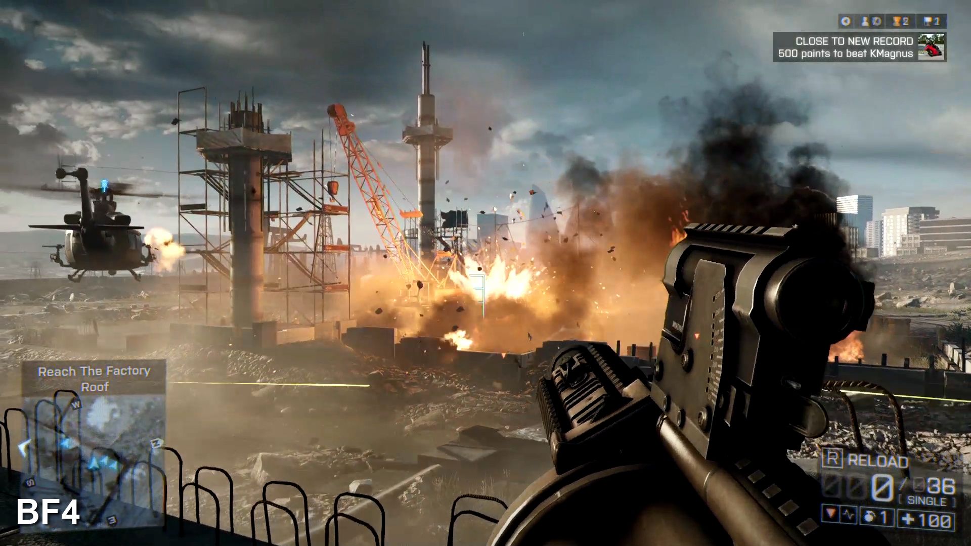 Battlefield 4 scena di combattimento, 1920x1080 Full HD, Laptop