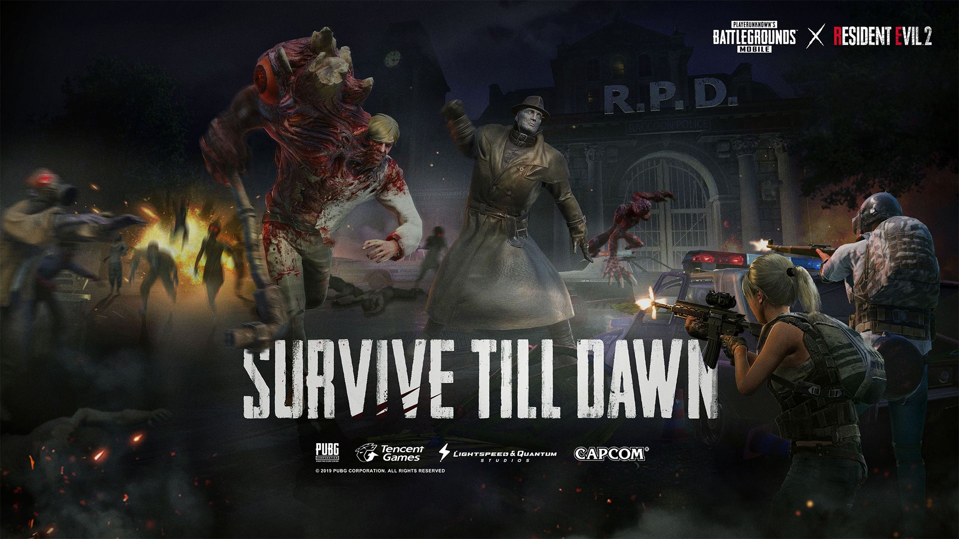 Personaggi PUBG Mobile con armi, 3480x2160 WQXGA, PC