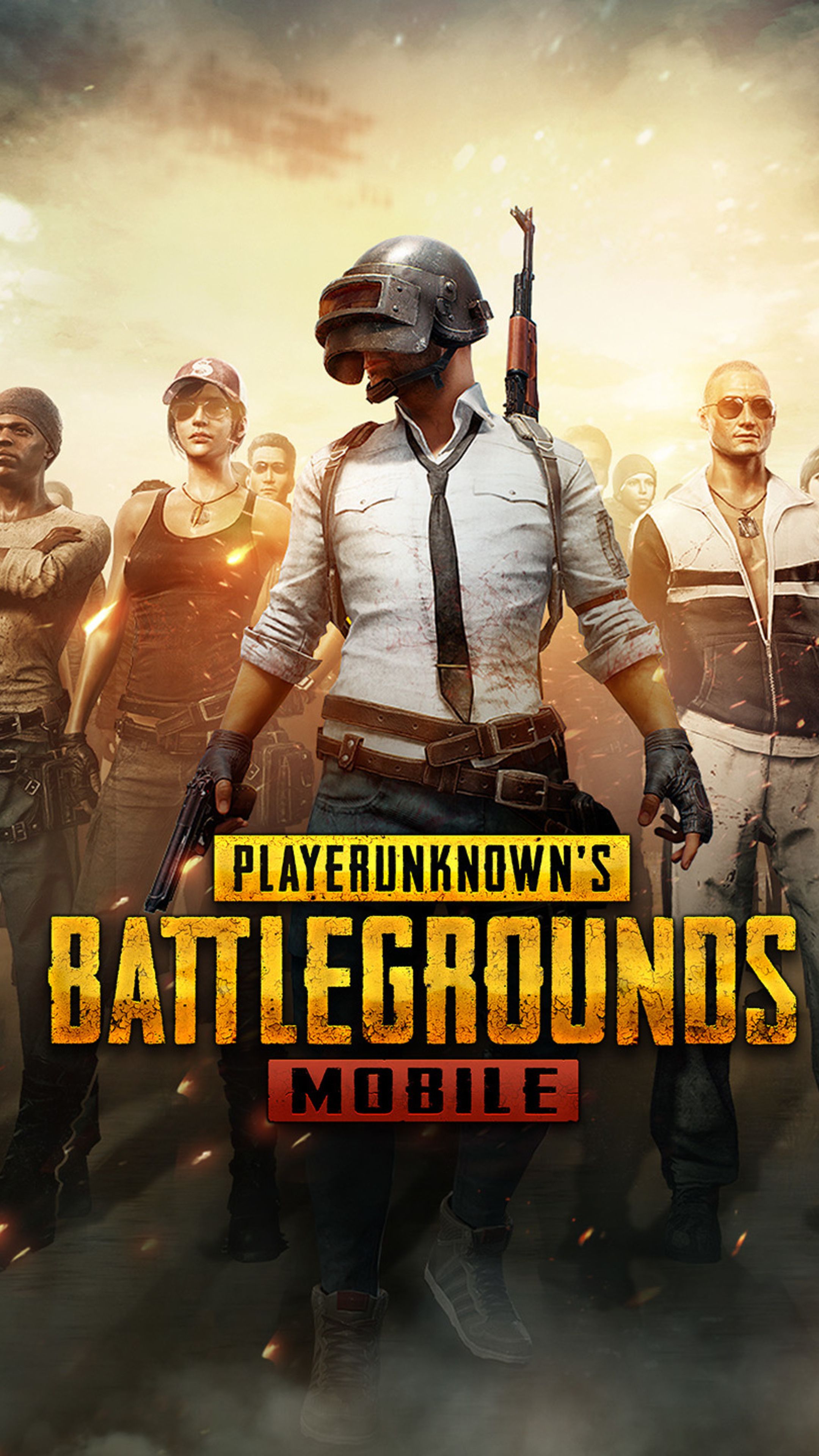 PUBG personaggi in fila, 2048x1152 2K, Laptop