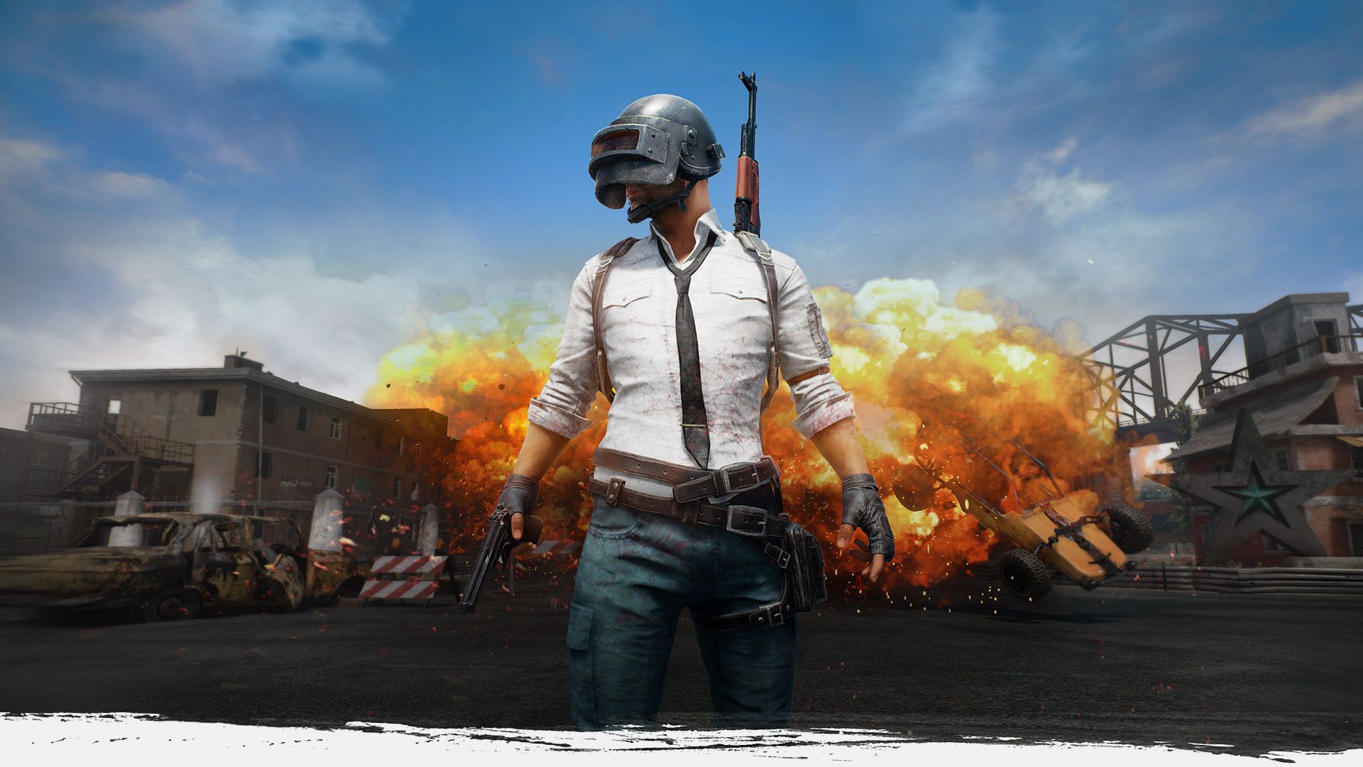 PUBG paesaggio tramonto montagna, 1920x1080 Full HD, Desktop