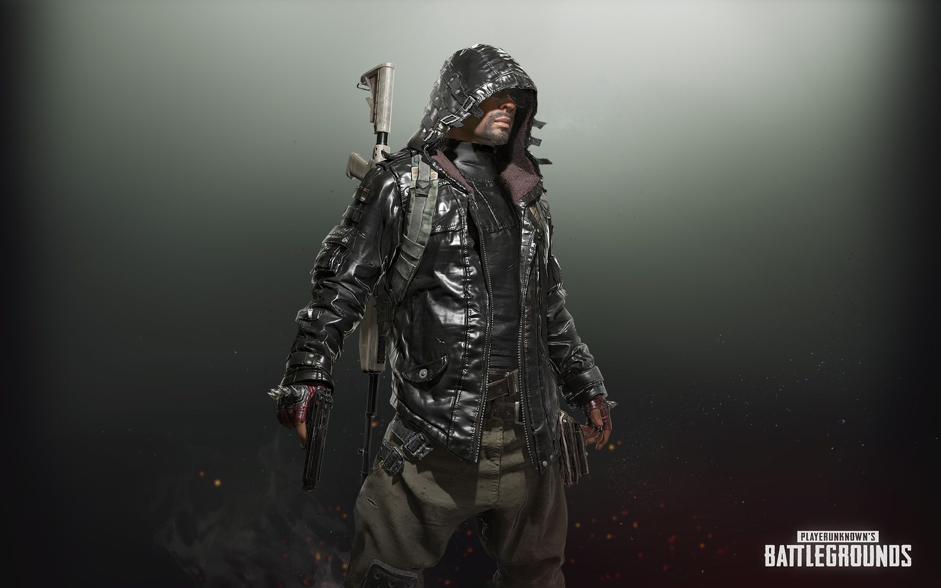 Personaggio PUBG con casco e fucile, 1440x2560 Verticale, Telefono