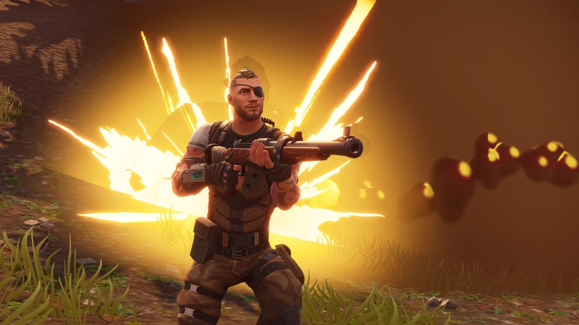 Battle Hawk Fortnite personaggio esplosione, battle royale, 1920x1080 Full HD 1080p, Desktop