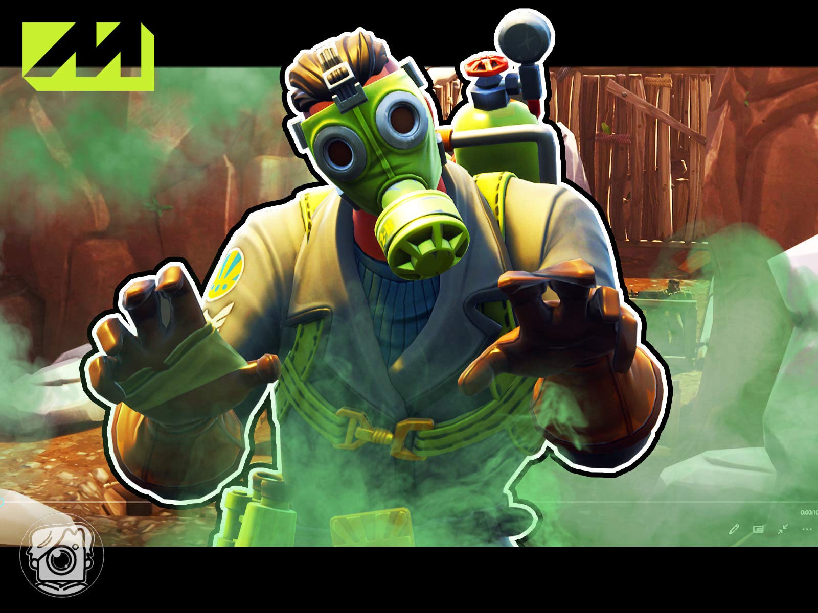 Toxic Trooper Fortnite, 1600x1200 HD Ready, Desktop