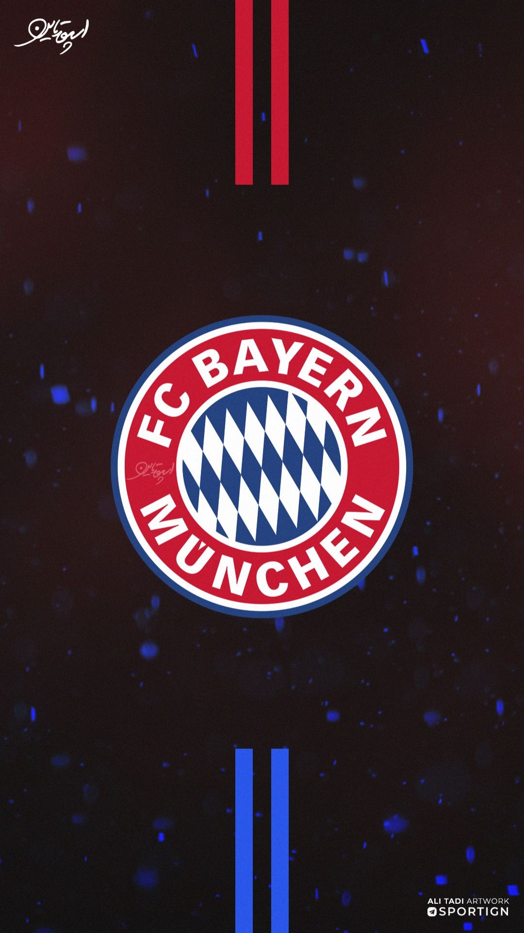Logo FC Bayern Monaco, 1080x1920 Full HD Verticale, Samsung Galaxy