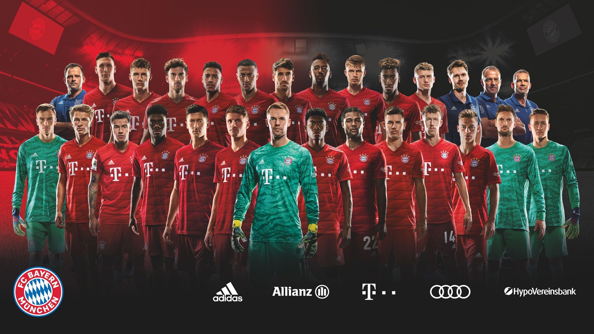 Foto squadra FC Bayern Monaco, 1920x1080 Full HD, Desktop