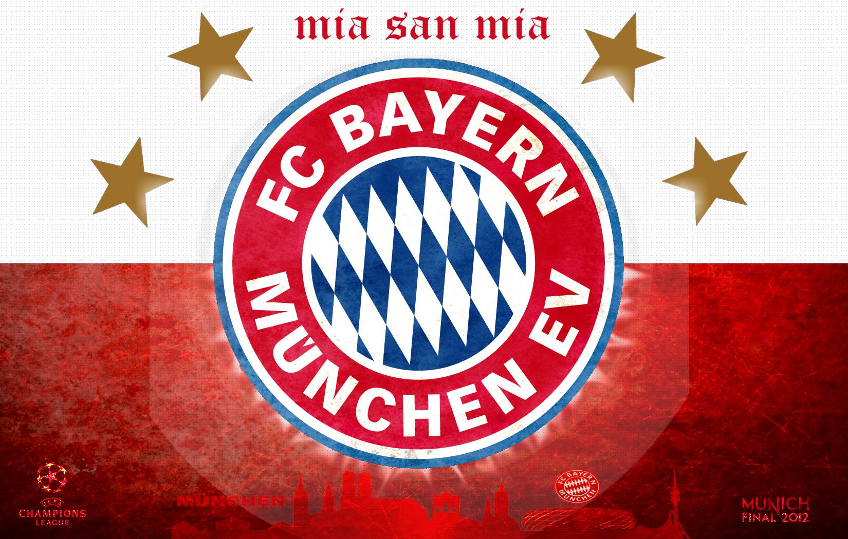 Logo FC Bayern Monaco, calcio, 1650x1050 HD, Desktop