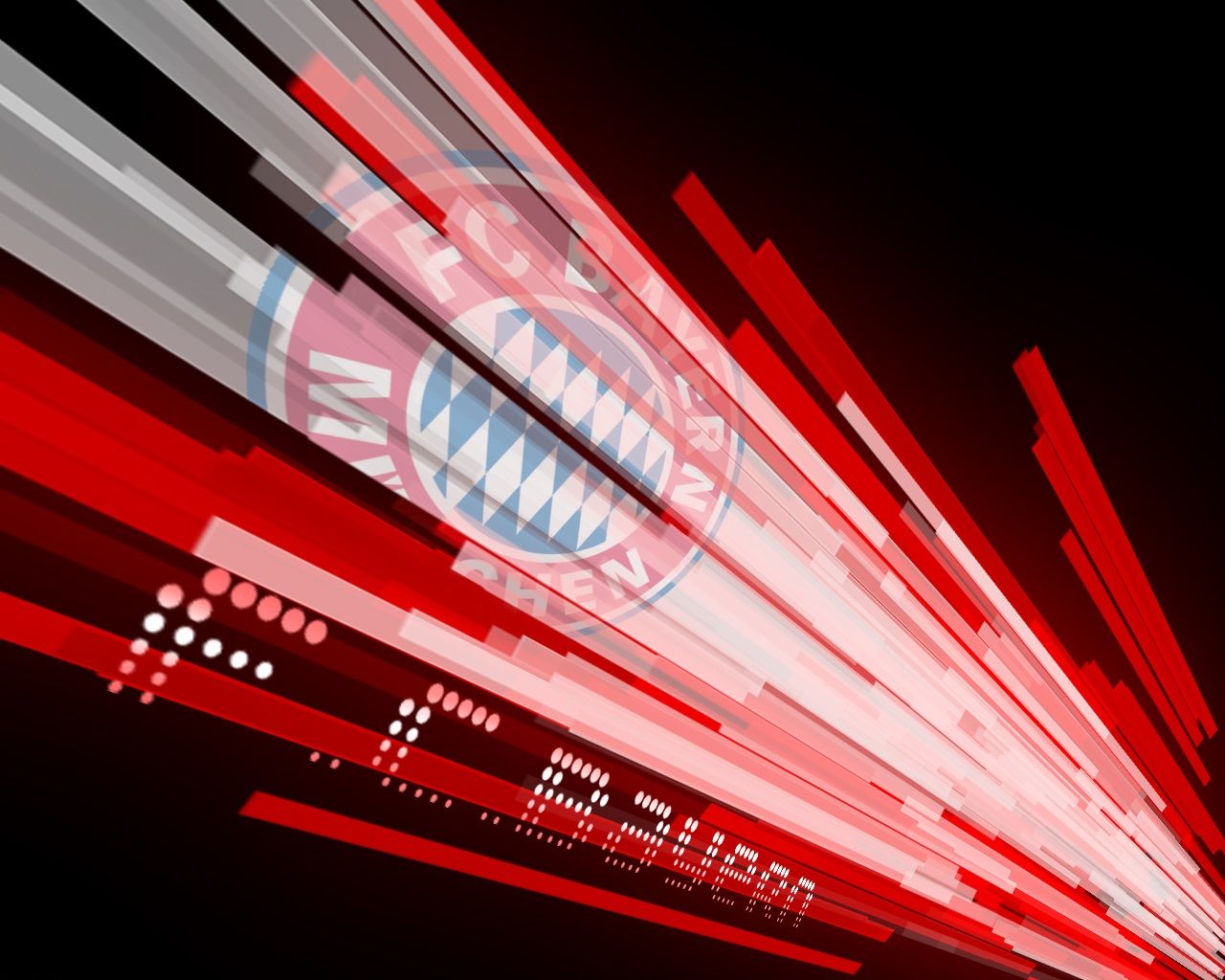Logo Bayern Monaco astratto rosso, 1280x1024 HD, Desktop