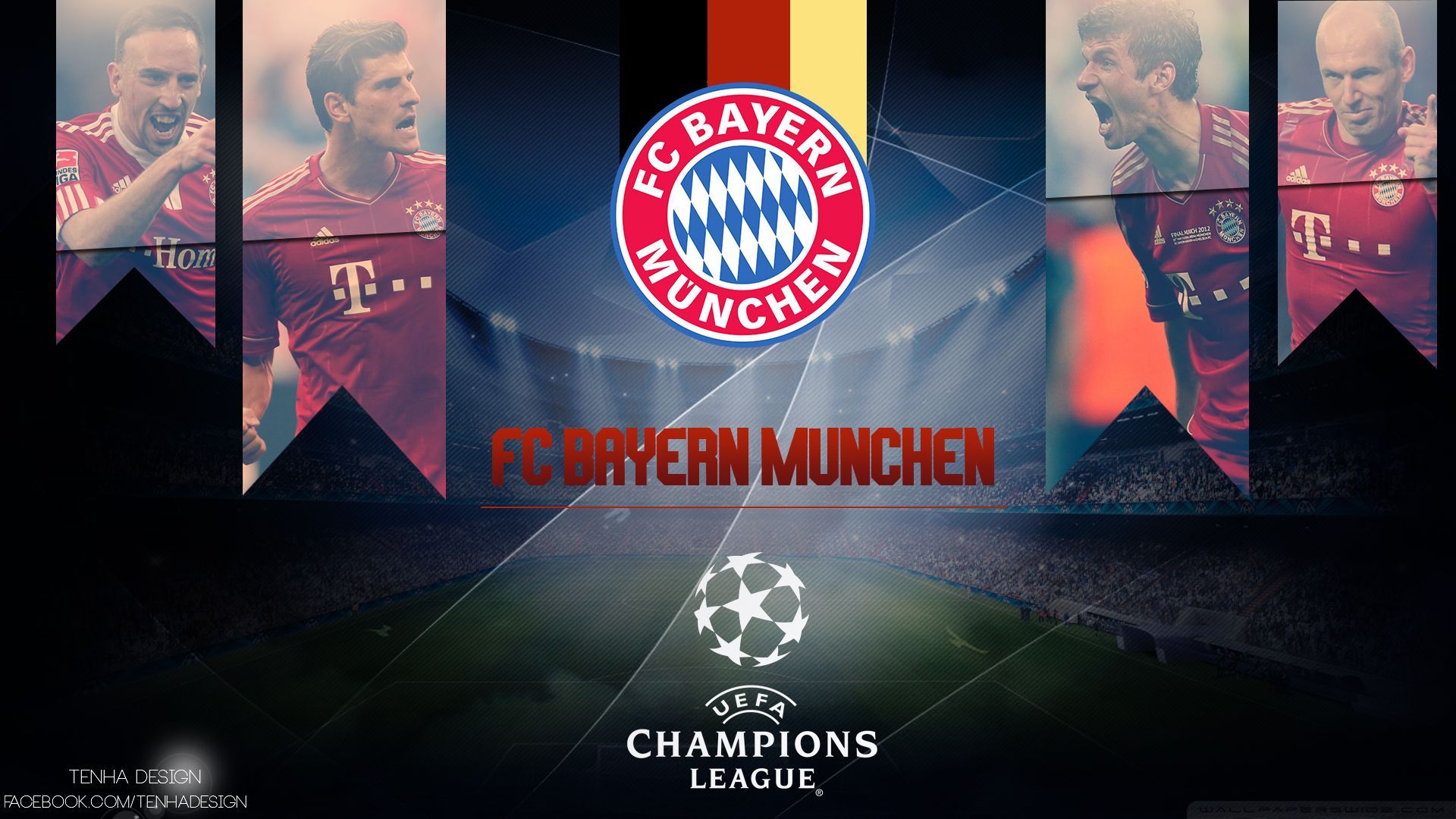 Logo FC Bayern Monaco calciatori, 1920x1080 1080p, PC