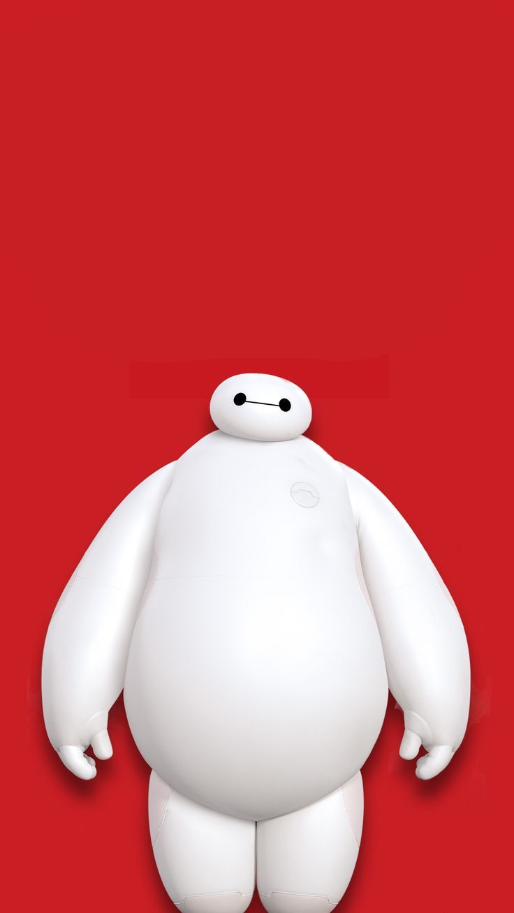 Baymax sfondo rosso, 736x1308 Verticale, iPhone Pro