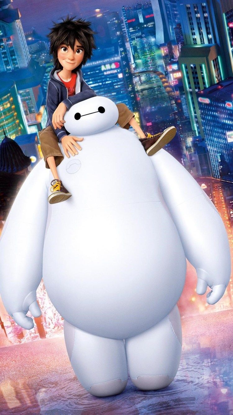 Baymax e Hiro, Big Hero 6, 750x1334 Verticale, iPhone Pro Max
