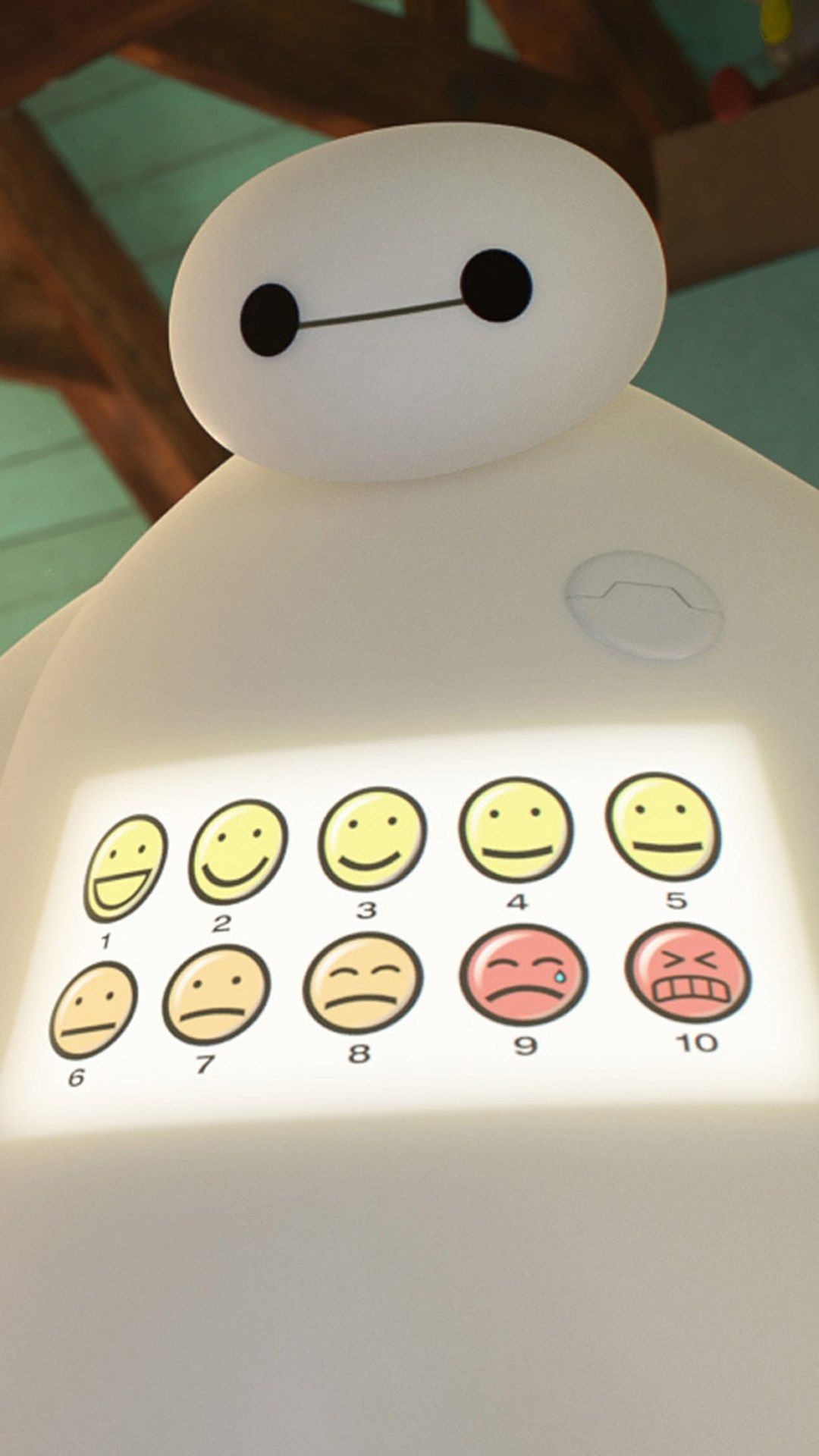 Baymax scala del dolore, 1080x1920 Full HD Verticale, iPhone Pro