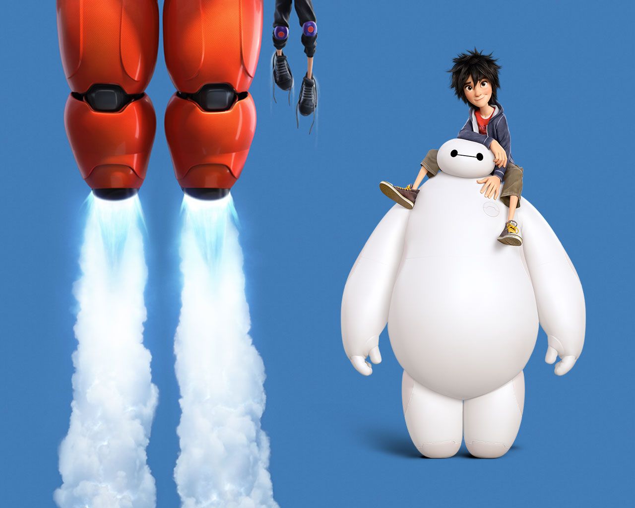 Baymax e Hiro, Big Hero 6, 1280x1024 720p, Laptop