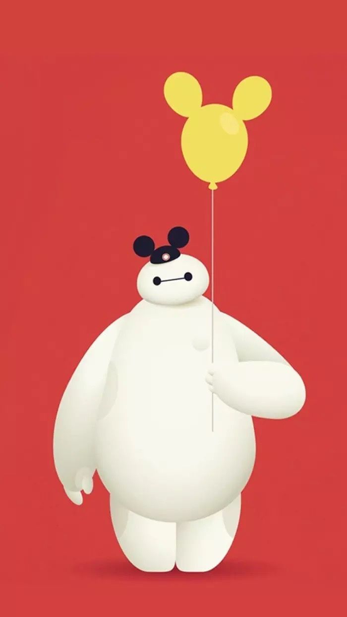 Baymax con palloncino Topolino, 700x1243 Full HD Verticale, iPhone