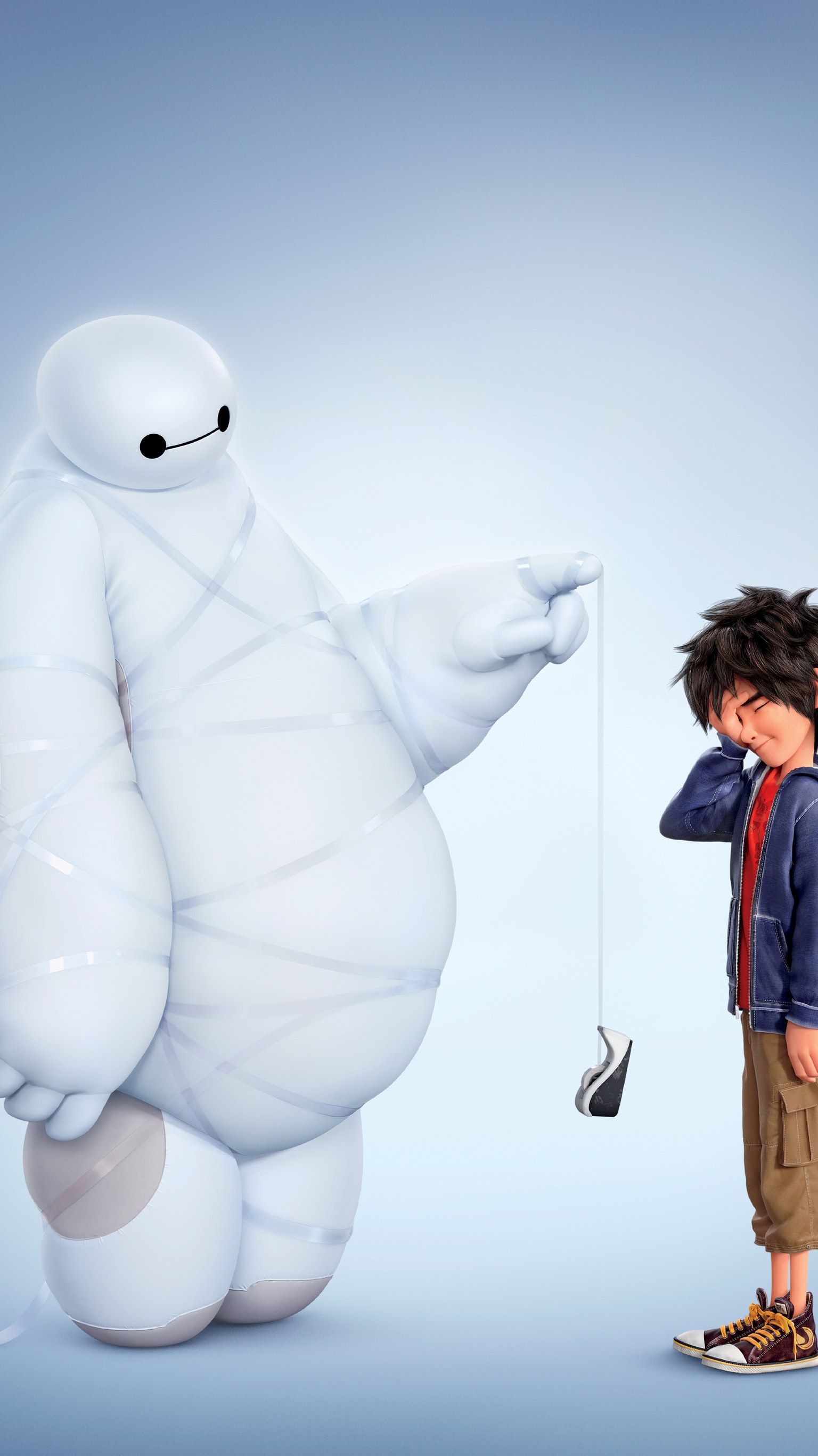 Baymax e Hiro, Big Hero 6, 1536x2733 Verticale, iPhone Air