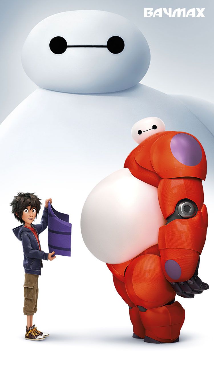 Baymax e Hiro, Big Hero 6, 750x1334 Verticale, iPhone Pro