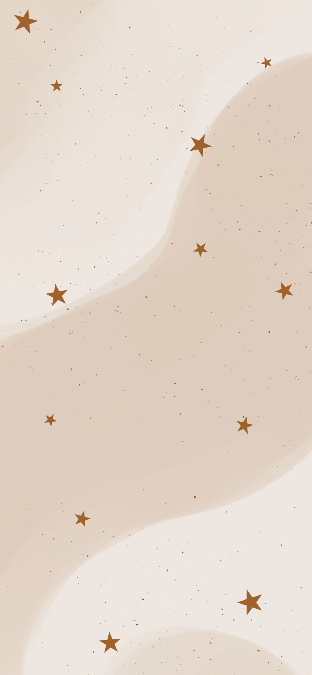 Stelle beige astratte ondulate, 1183x2560 Verticale, Mobile