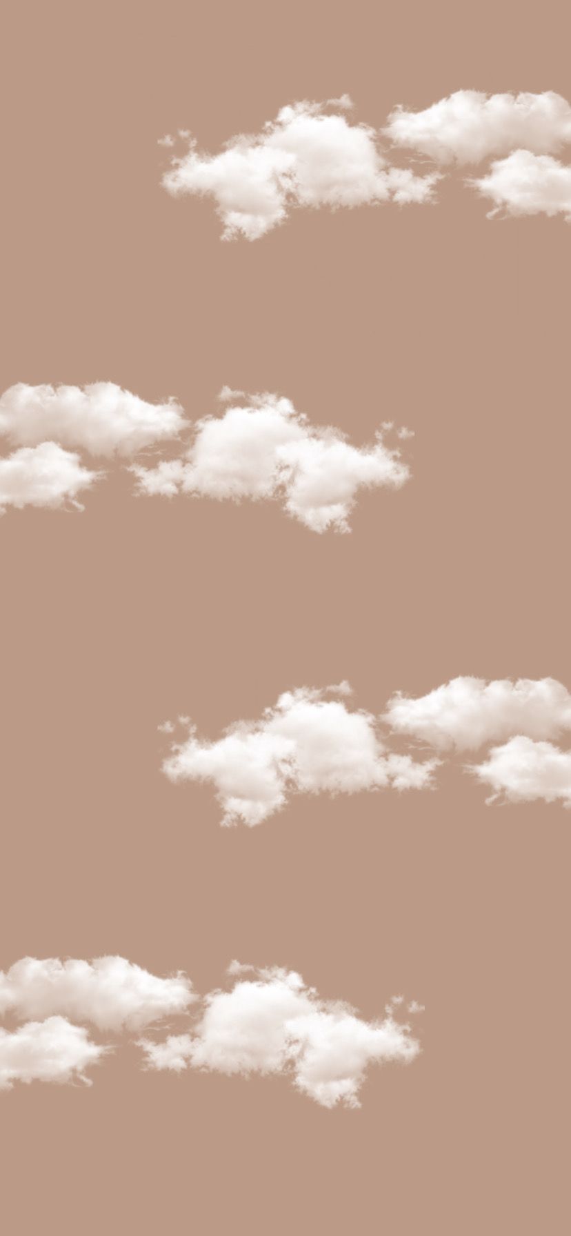 Nuvole beige minimaliste, 828x1792 Verticale, Telefono