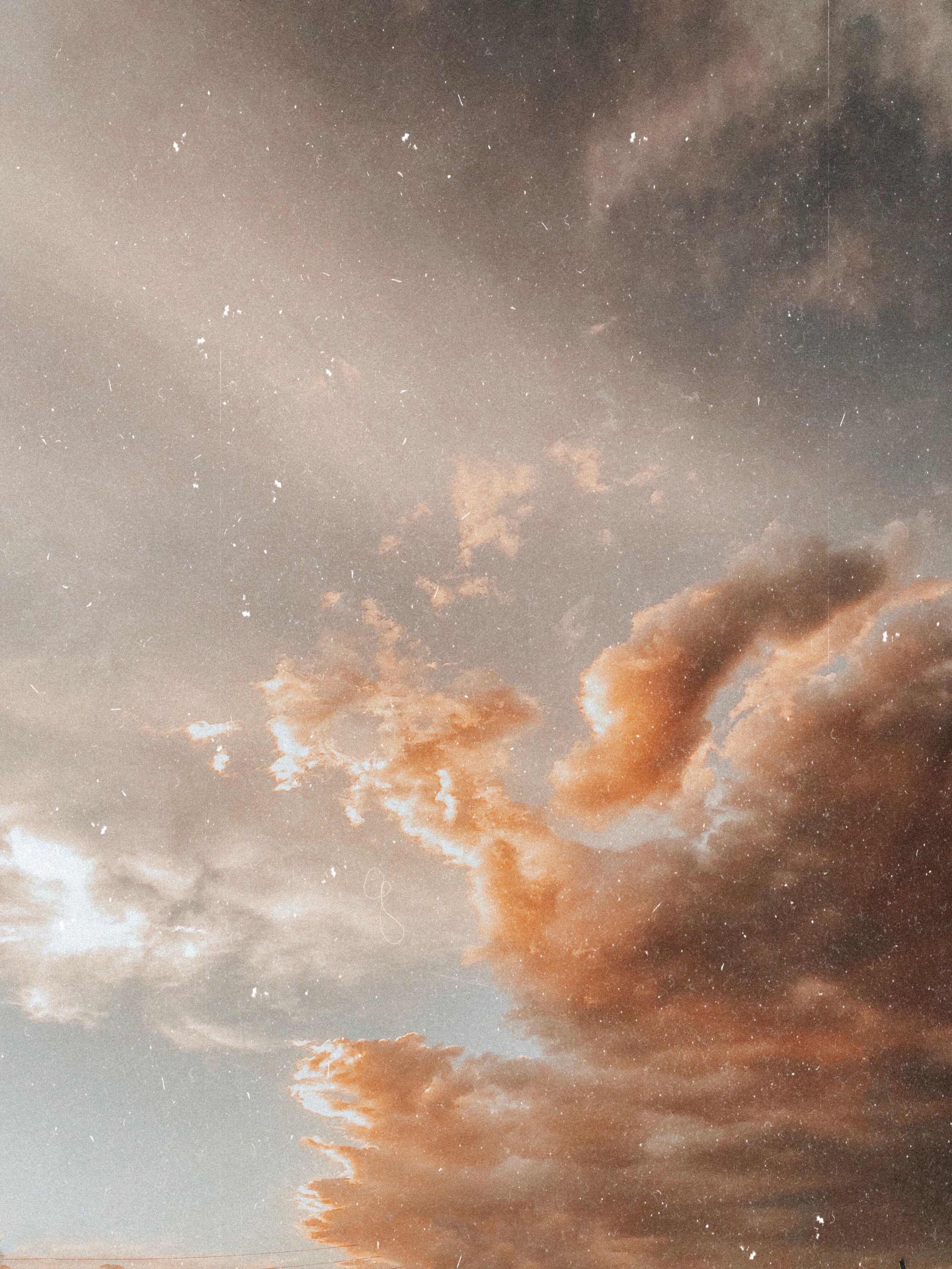 Cielo nuvole tramonto beige, 2304x3072 Full HD Verticale, iPhone