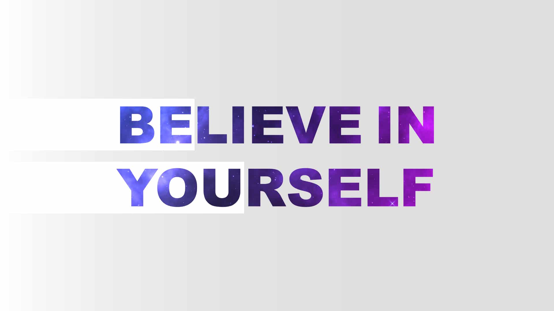 Testo motivazionale Believe in Yourself, 1920x1080 1080p, PC Desktop
