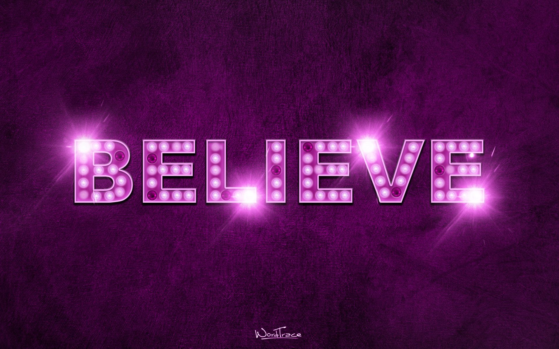 Scritta Believe luci rosa, 1920x1200 Full HD+, Desktop