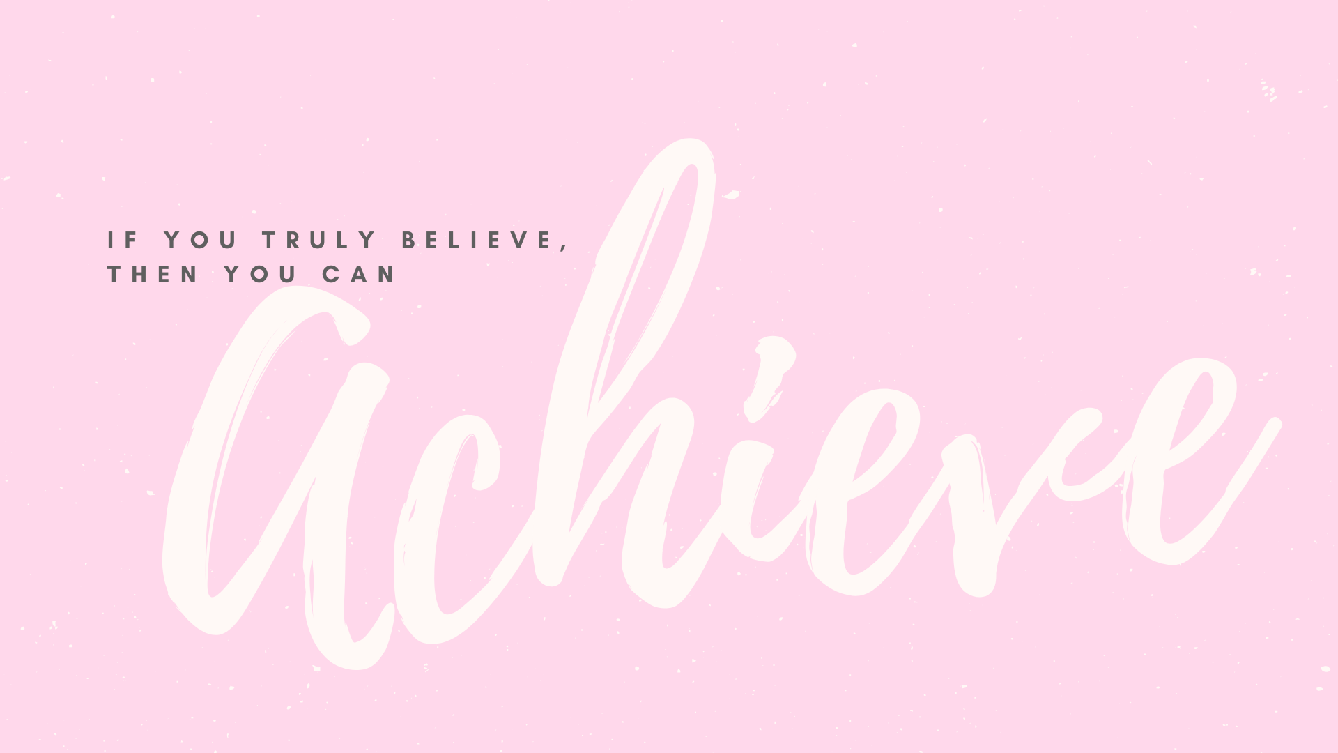 Scritta motivazionale rosa Achieve, 1920x1080 Full HD 1080p, Monitor Gaming
