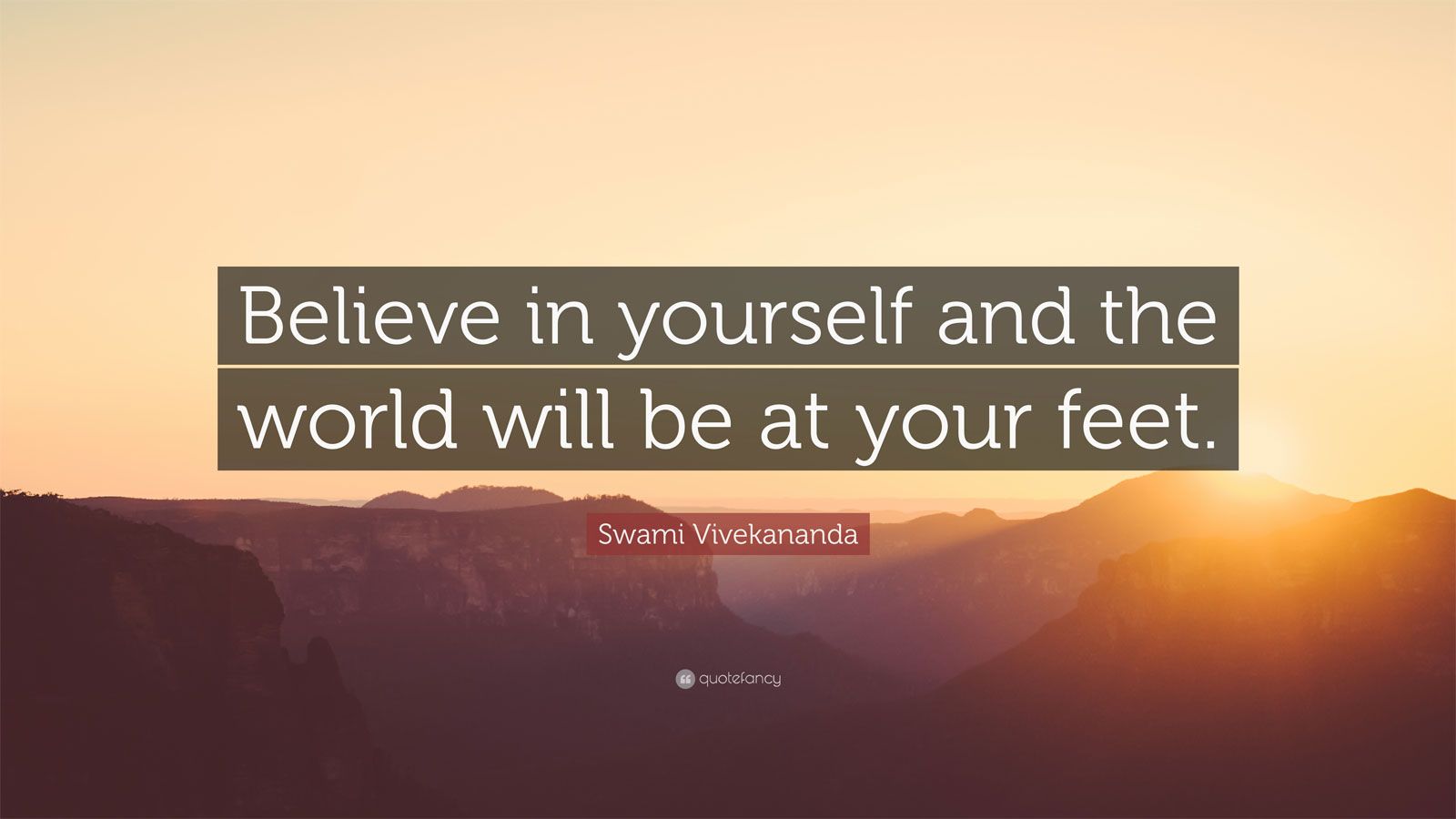 Citazione motivazionale Believe tramonto, 1600x900 HD, Desktop