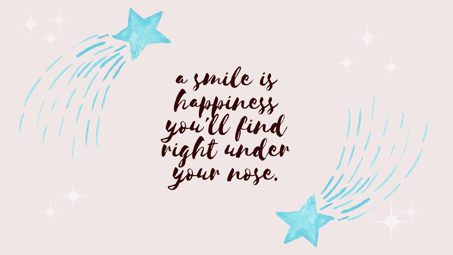 Citazione sorriso stelle azzurre, 1920x1080 1080p, Desktop