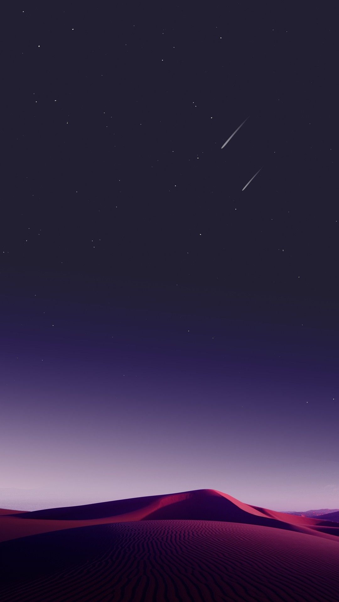 Dune deserto notte stellata, 1080x1920 Verticale, Mobile