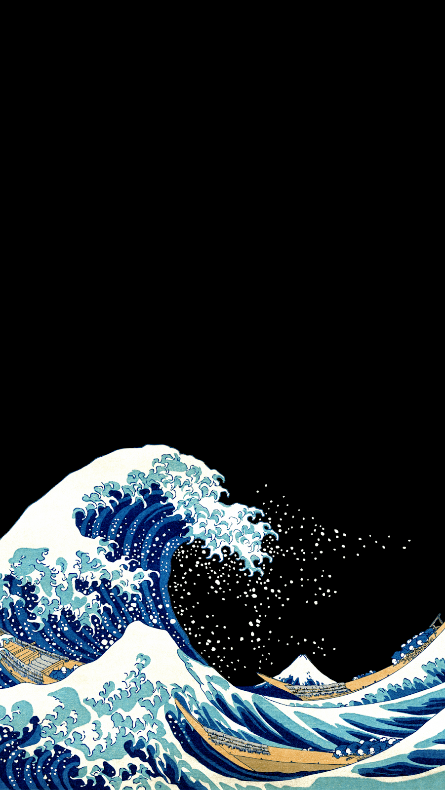 Grande onda di Kanagawa, sfondi Belli, 901x1600 Verticale, Mobile