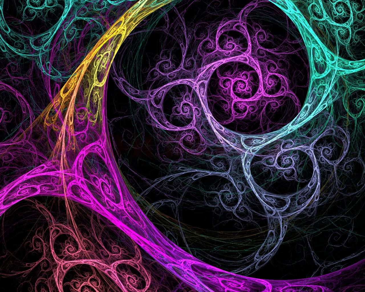 Frattale astratto colorato spirali, sfondi Belli, 1280x1024 720p, Laptop