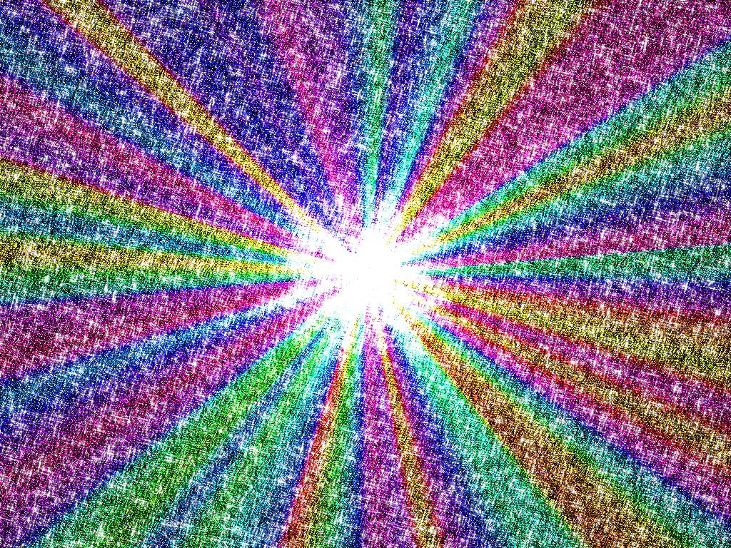 Raggi arcobaleno scintillanti astratti, sfondi Belli, 1024x768 HD, Desktop