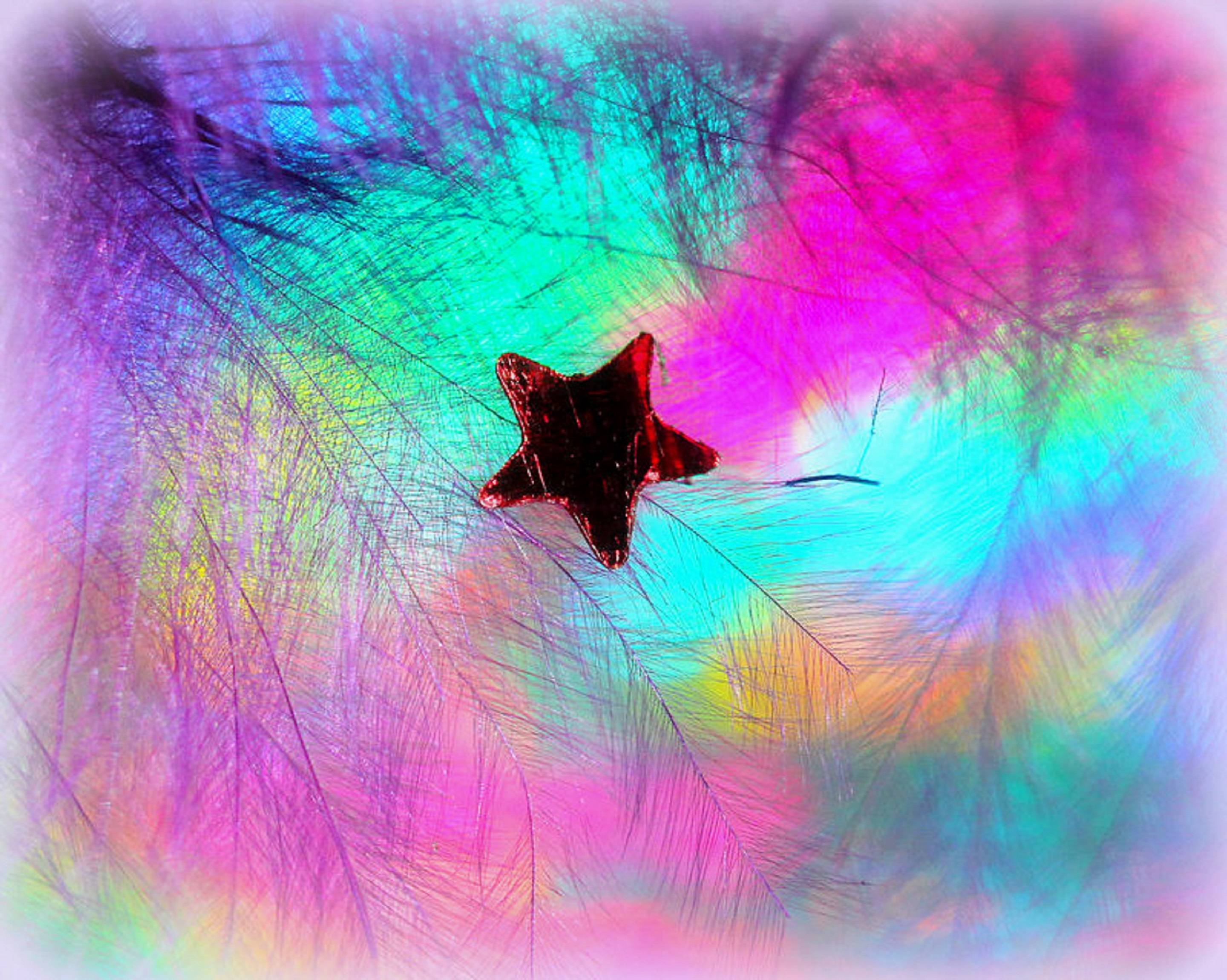 Stella astratta arcobaleno, sfondi Belli, 2880x2300 2K+, Desktop