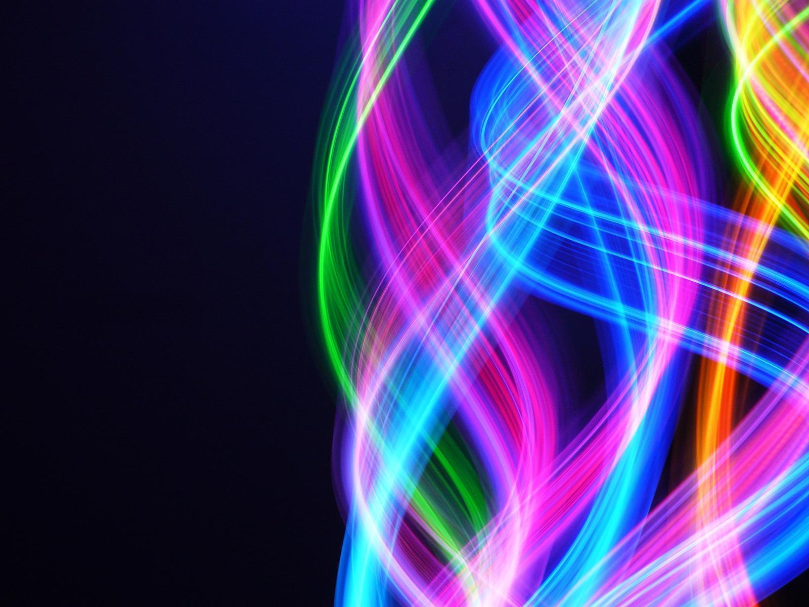 linee luminose colorate astratte, sfondi Belli, 1600x1200 900p, Laptop