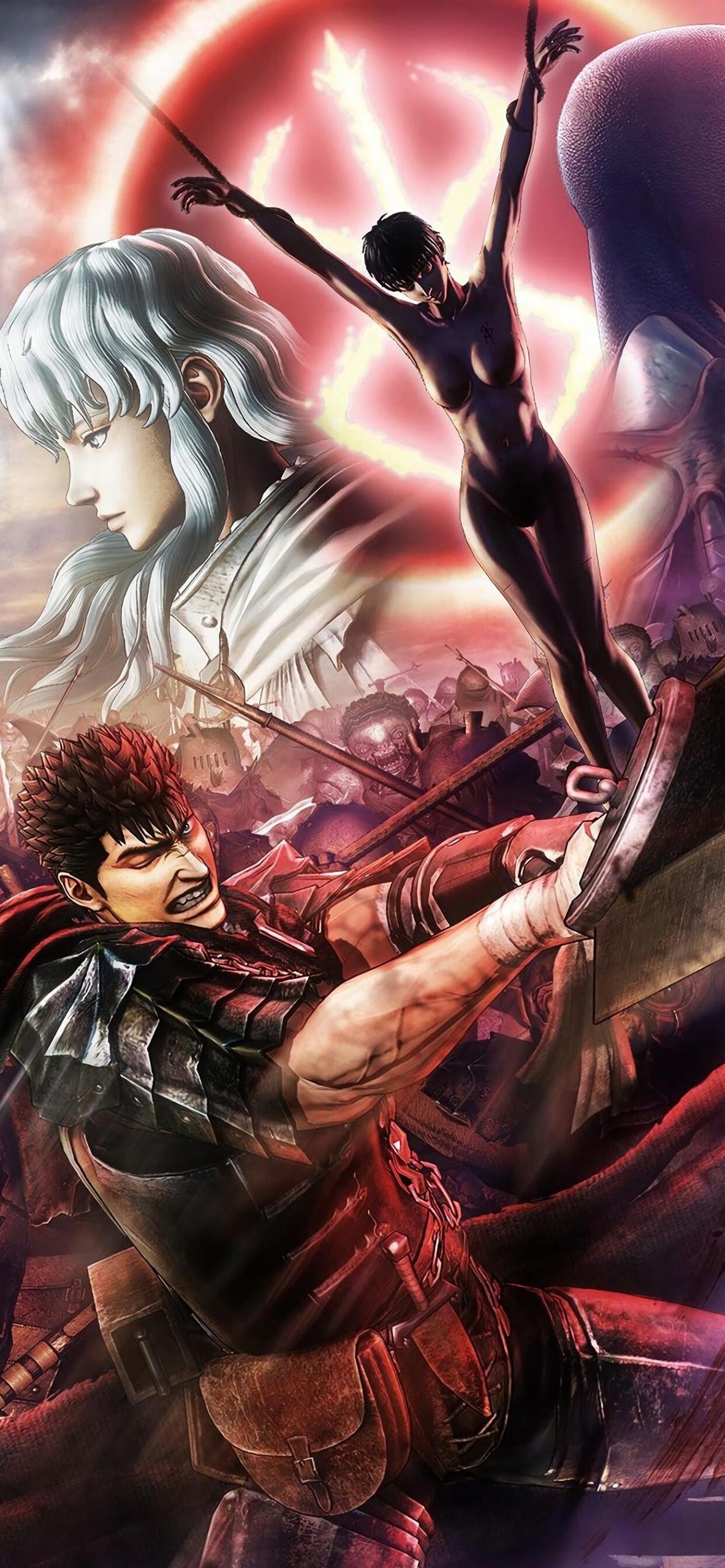 Berserk Guts e Griffith, 1183x2560 Verticale, Mobile