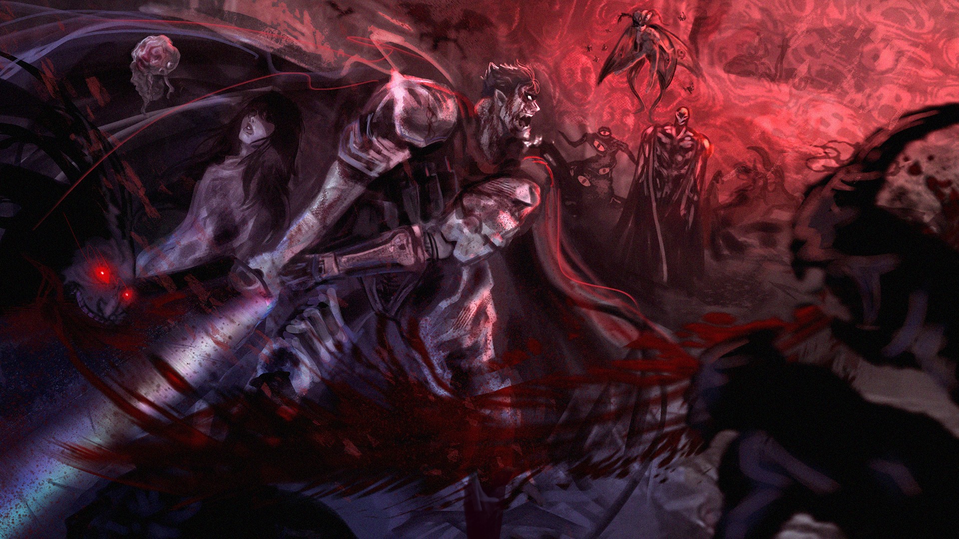 Guts, Black Swordsman, Berserk, 1920x1080 Full HD 1080p, Laptop