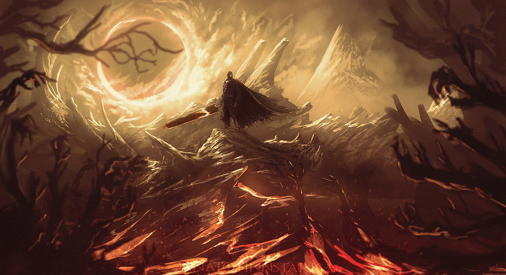 Guerriero con marchio infernale Berserk, 1981x1080 Full HD 1080p, iMac